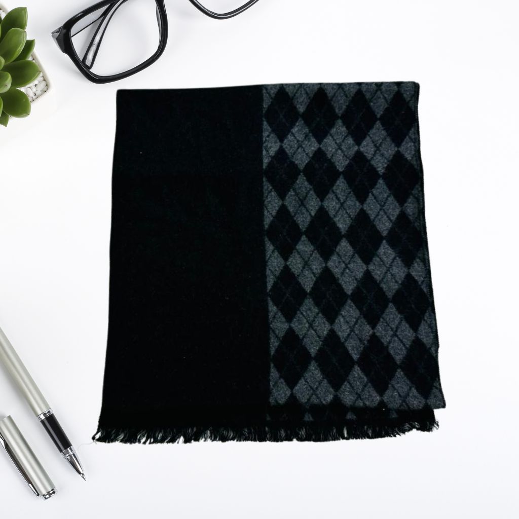 Wool Scarf Ethereal Black