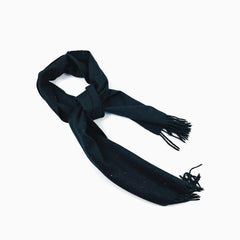 Wool Scarf For Men Black