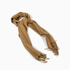 Wool Scarf For Men Brown