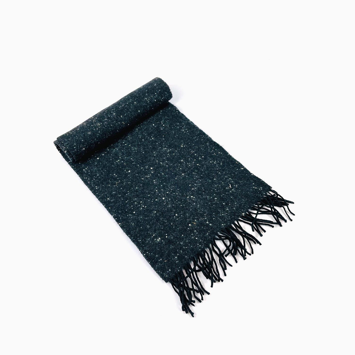 Wool Scarf For Men Charcoal