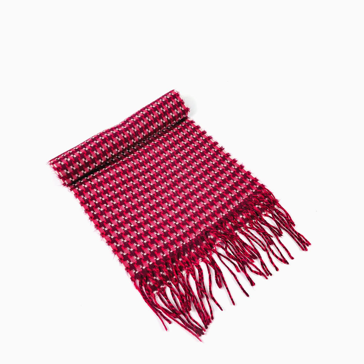 Wool Scarf For Men Pink