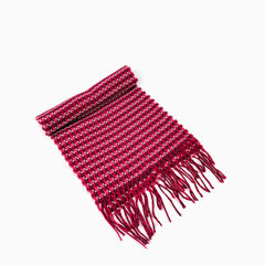 Wool Scarf For Men Pink