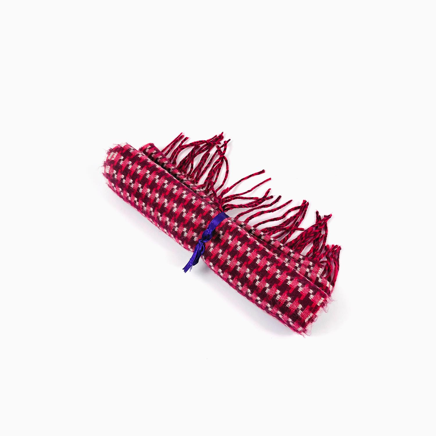 Wool Scarf For Men Pink