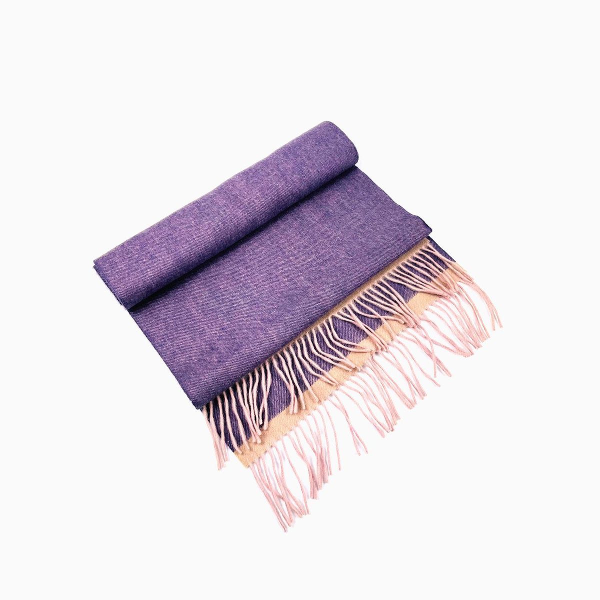 Wool Scarf For Men Purple