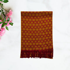 Wool Scarf Fracas Mustard ( Made in Italy )