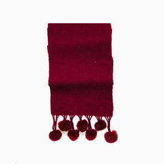 Wool Scarf Maroon