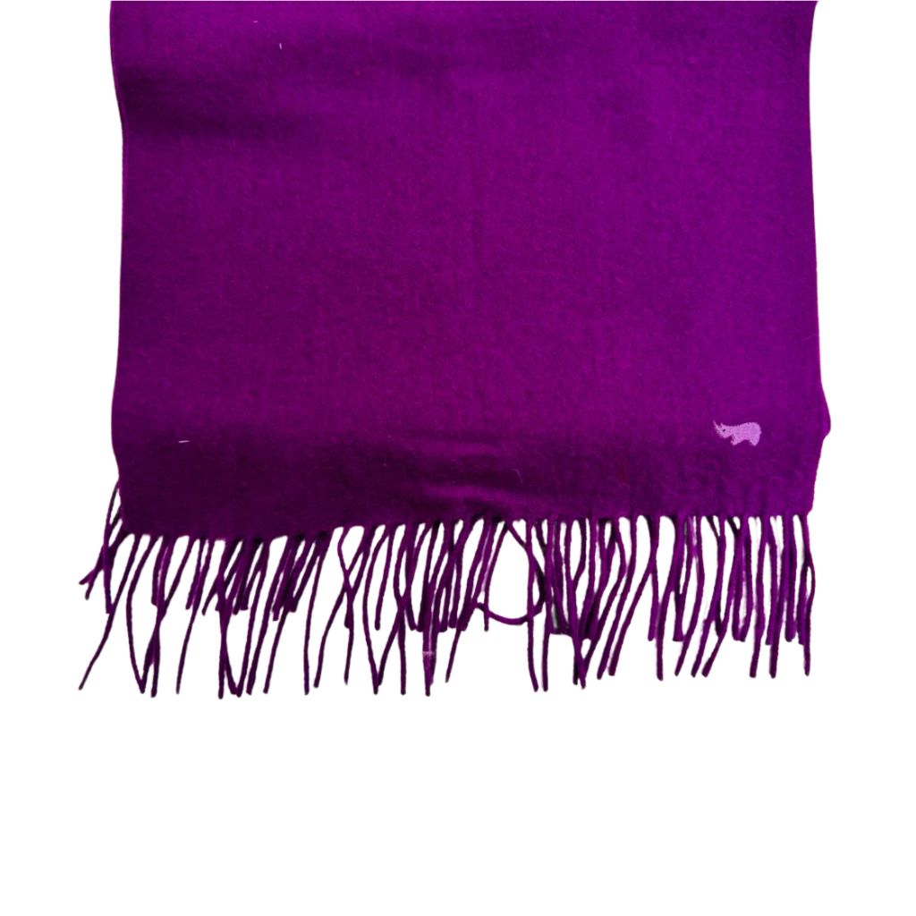 Wool Scarf Misty Purple