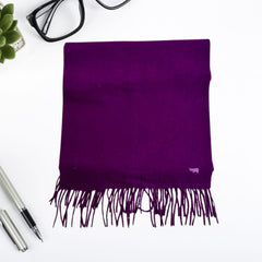 Wool Scarf Misty Purple