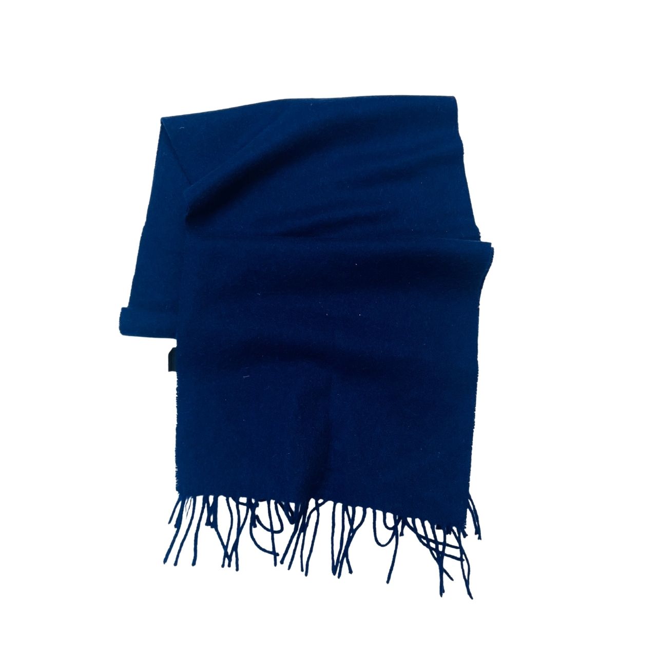 Wool Scarf Ruby Navy Blue