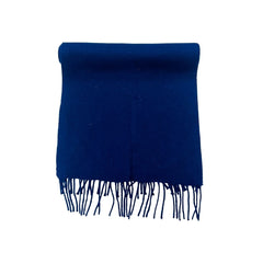 Wool Scarf Ruby Navy Blue