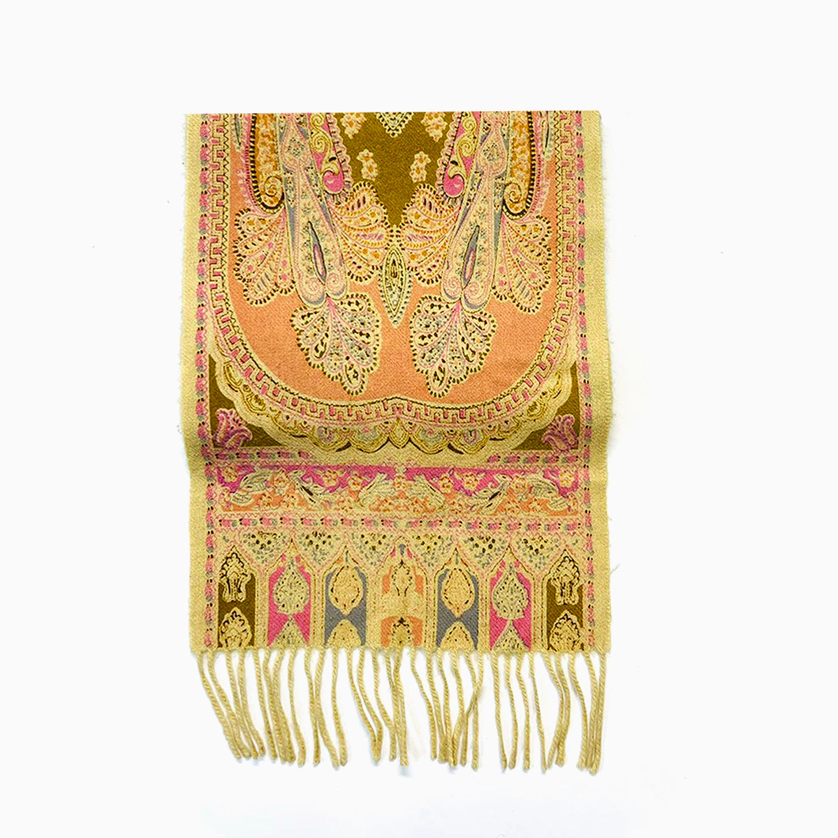 Wool Scarf Ruby Yellow