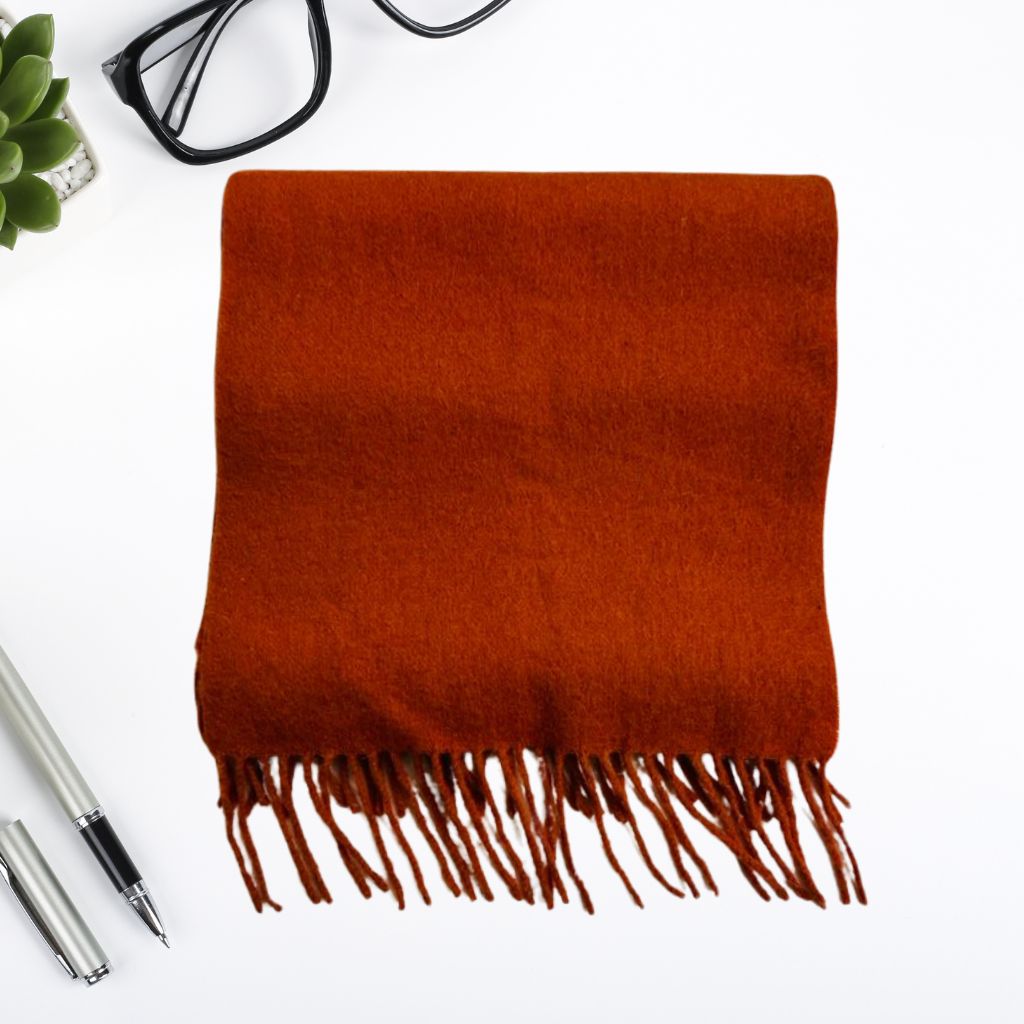 Wool Scarf Vertigo Orange