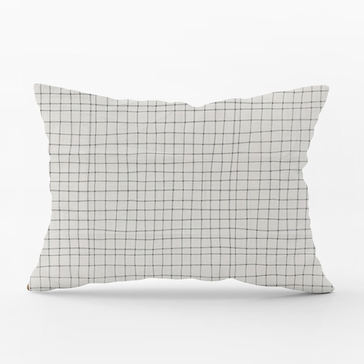 Yokley Check 2 Pcs Pillow Cover Set