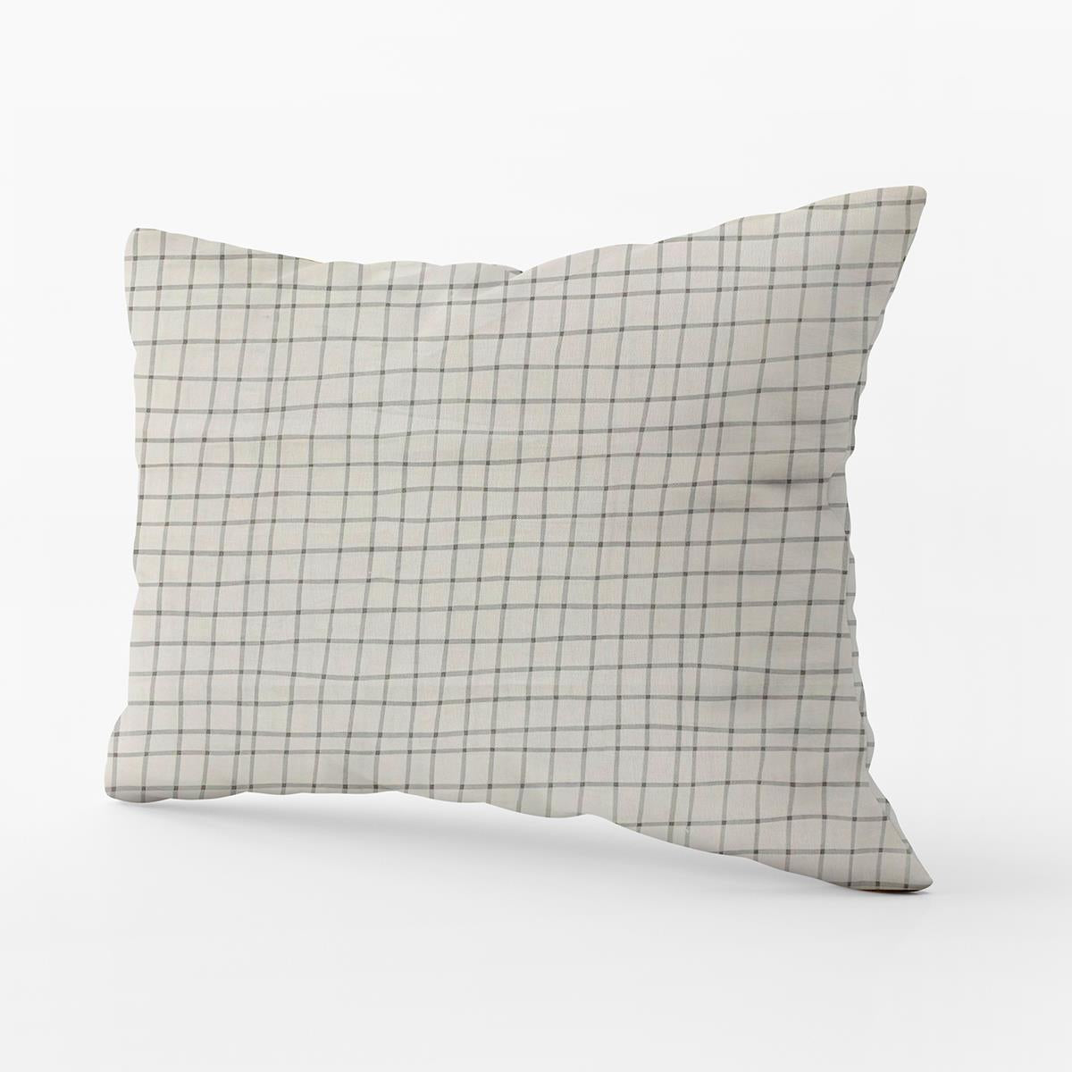 Yokley Check 2 Pcs Pillow Cover Set