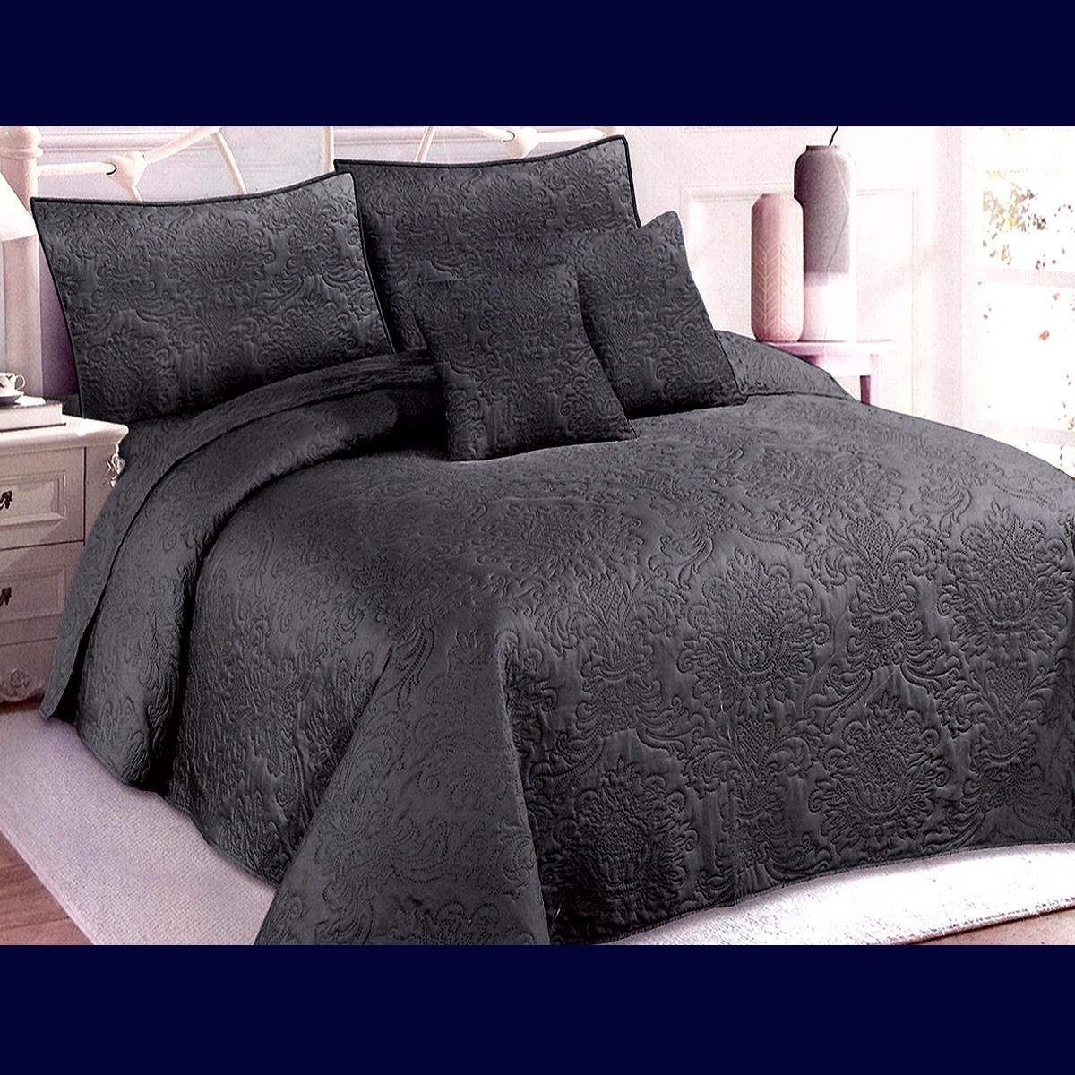 Yokley Foamy 3 Pcs Bedding Set Grey