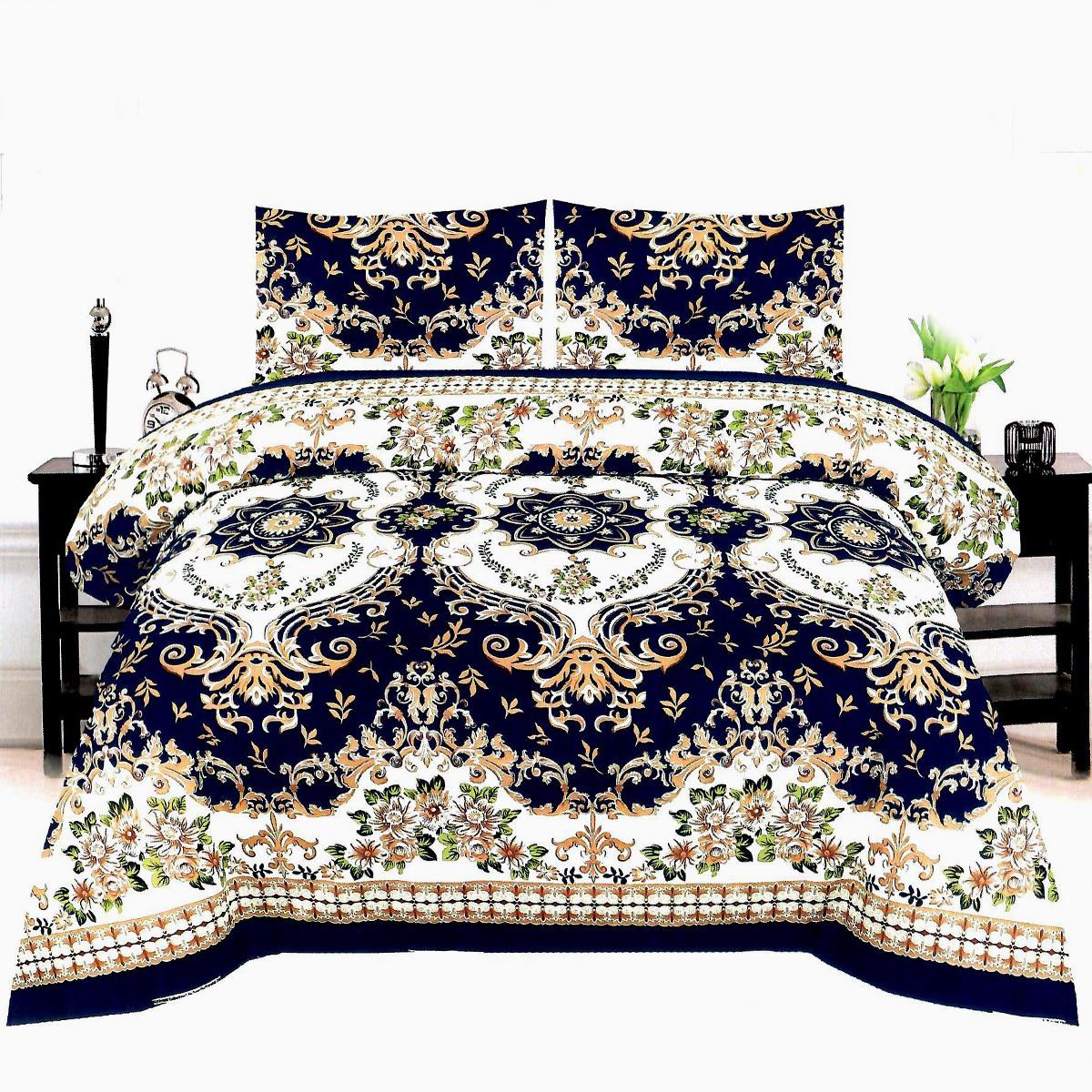 Zeppelin 3 Pcs Bedding Set Blue