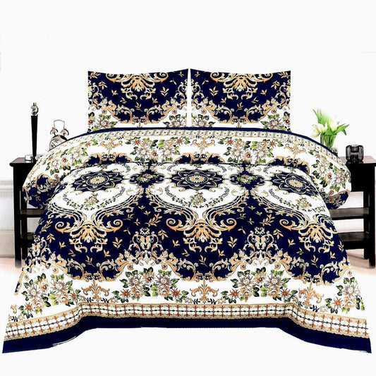 Zeppelin 3 Pcs Bedding Set Blue 1200