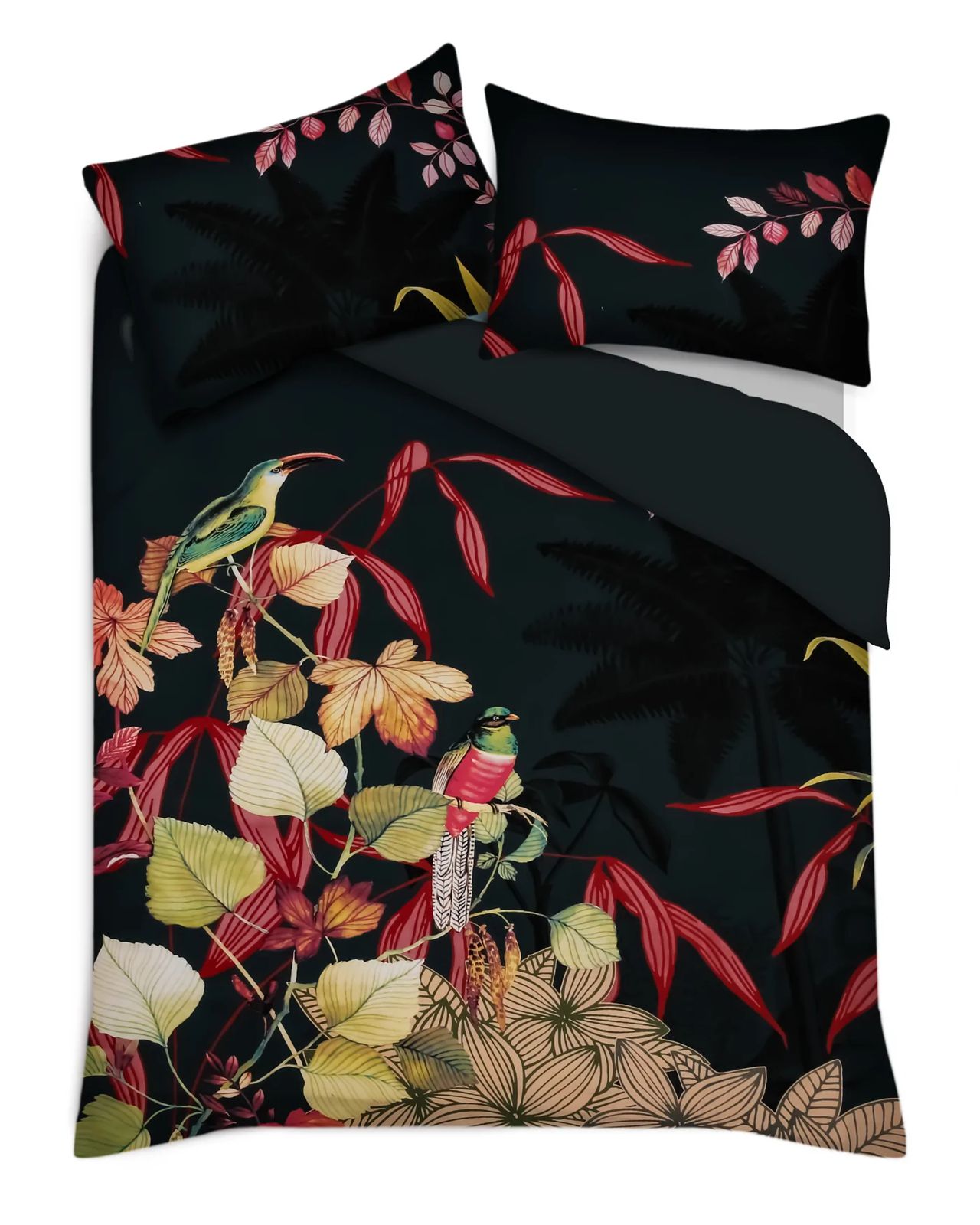 Bee Eater 3 Pcs Bedding Set Black