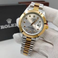 Designer Rolex white Dial Watch for Men