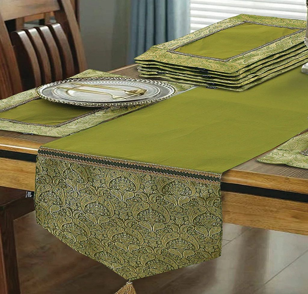 Makaila 6 Pcs Placemats Set Green